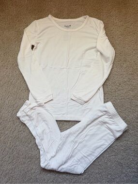 Kyte Baby White Pajama PJ set 4T